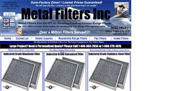 Desktop Screenshot of metalfiltersinc.com